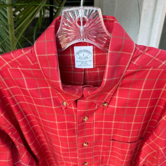 BROOKS BOTHERS Men's Button-Down Shirt - Large - Picture 2 of 7